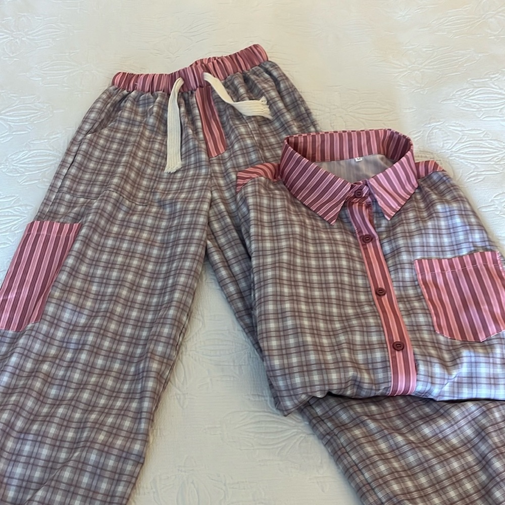 Vivian Han Pink Pajama Set